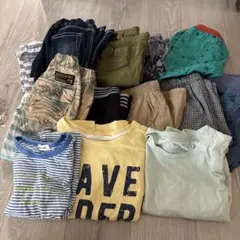 サイズ120 ハーフパンツ11本セット　Tシャツ3枚シャツのセット