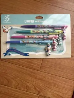 ダッフィー ＆フレンズ　35周年　ボールペン　4本セット