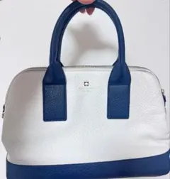 Kate Spade ハンドバッグ ホワイト/ネイビー