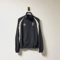 9090 × umbro トラックジャケット ナイロン エンブレム
