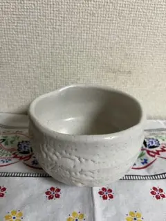 アンティーク／骨董　美濃焼／秀山窯／桜志野／口径約12.0cm
