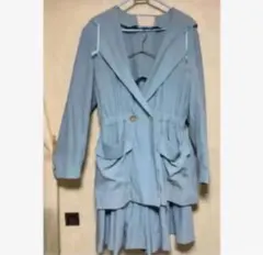 FAR EAST CLUB 水色 ジャケット & キュロット