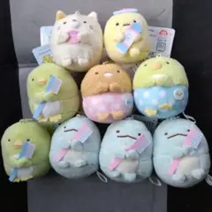 すみっコぐらし ゴムひも付き マスコット　はみがき　5こ