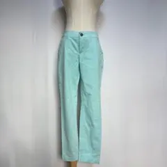 BANANA REPUBLICカジュアルパンツ（0）インド製　ミントグリーン系