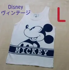 Disney ミッキー タンクトップ L レディース ロング ヴィンテージのサムネイル