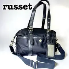ラシット 2WAYショルダーバッグ ナイロン レザー 黒 多収納