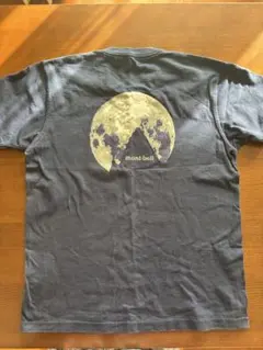 h★美品used★mont-bell メンズ　Tシャツ　M ネイビー　紺色