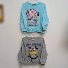 ミッキー・ミニー トレーナー2点セット