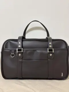 EASTBOY Venusスクールバック　合皮バック　チョコレート×シルバー