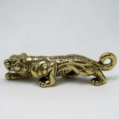 虎　置物③　秦陽陵虎符　古代中国の兵権の象徴！　始皇帝の権力をあなたに！　真鍮