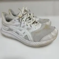 ASICS アシックス ホワイト スニーカー ランニングシューズ 25.5cn