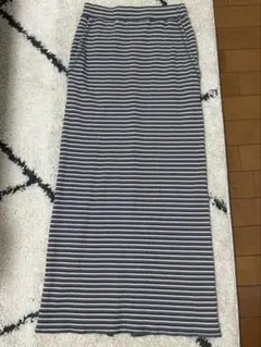 ニコアンド　ストライプ タイトスカート