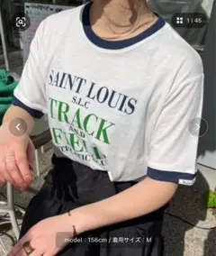 アソート配色リンガープリントT