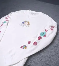 【人気デザイン】レフトアローン LEFT ALONE 長袖Tシャツ L プリント