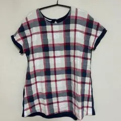 Quelle Chance 半袖チェックシャツ L