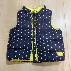 GAP 水玉模様 ダウンベスト 18-24ヶ月