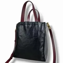 極美品 MARNI マルノ カメラバッグ ショルダーバッグ ポーチ付 