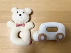 ファミリア クルマ ラトル ホットビスケッツ クマ ラトル 2点セット