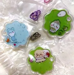 ★☆ちいかわ☆★きゃらシャカ　チャーム　キーホルダー　３点セット