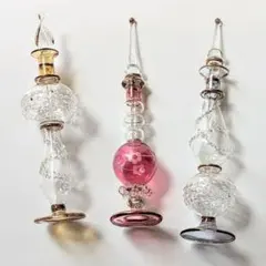 ②香水瓶　パフュームボトル　エジプト  3本セット  アンティーク