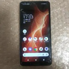 【ジャンク】AQUOS sense5G SHG03 割れ有り バッテリー83%