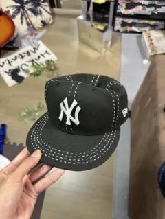 専用ニューヨーク・ヤンキース ブラックキャップ