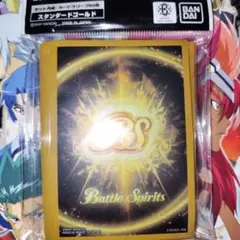 バトスピ　オフィシャルカードスリーブ　スタンダードゴールド