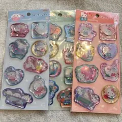 【正規品】ウォーターシール　サンリオ キティー&シナモロール＆ハンギョドン