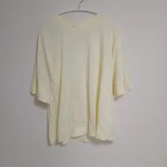 COS コットン 半袖Tシャツ ライトイエロー サイズMのサムネイル