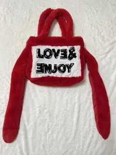 ZARA GIRLS フェイクファー ショルダーバッグ レッド