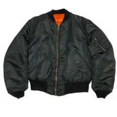 80s USA製 ALPHA MA-1 Flight Bomber Jacket