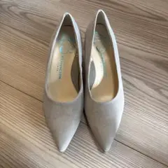 Washington 銀座 スエードパンプス グレー 24cm 日本製