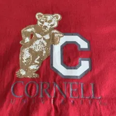 CORNELL UNIVERSITY Tシャツ レッド　Mサイズ
