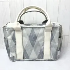 【FOOT JOY】グレー系ラウンドバッグ　カートバック