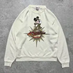 90s USA製 Disney オフィシャル ミッキー スウェット トレーナー