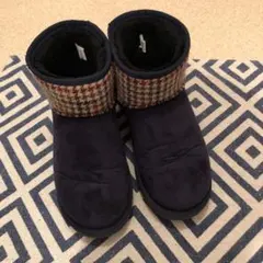 ハリスツイードHarris Tweed ムートンブーツ