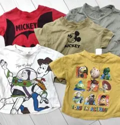トイ・ストーリー　ミッキー Tシャツ５枚セット 90サイズ