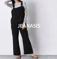 JEANASIS ジーナシス レイヤーサロペ　サロペット ブラック