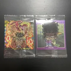 ジョジョの奇妙な冒険 ウエハース シール アヴドゥル ボインゴ　トト神3部