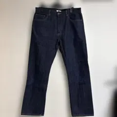 UNIQLO ユニクロユー　セルビッジレギュラーフィットジーンズ33 美品