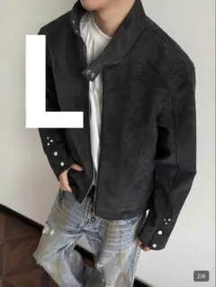 新品✨️スエードジャケット ブラック L