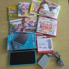 美良品】Nintendo 3DS LL 本体 ブルー 関連アクセサリーセット - メルカリ
