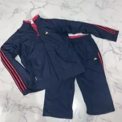 アディダス ジャージ上下 半端丈パンツ トップス美品 レディース S