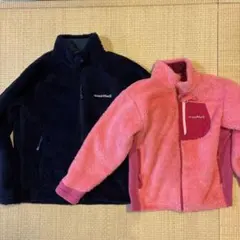 mont-bell フリースジャケット 2点セット（140cm、120cm）