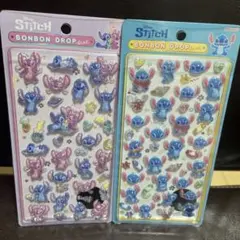 【正規品】ボンボンドロップシール ディズニー スティッチ2点セット
