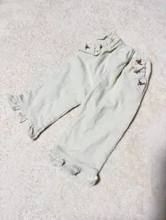 tete a tete パンツ　コーデュロイ　花柄　80 size