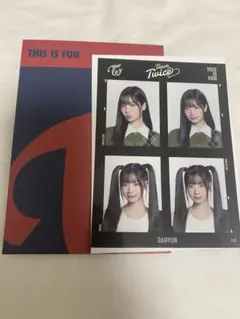 TWICE THIS IS FOR ダヒョン ランダム　証明写真　ステッカー