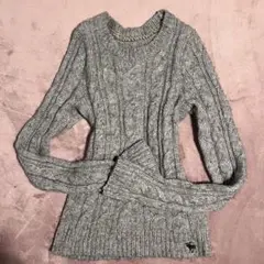 Abercrombie&Fitch 00s Y2k Grey Sweater