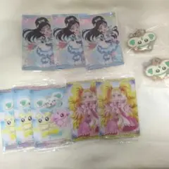 ふたりはプリキュア ウエハースカード8枚セット（チャーム付）