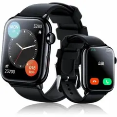 スマートウォッチ 通話機能付き 活動量計 1.87インチ大画面